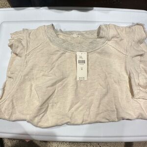 NWT Anthropologie tla sweater tank tan